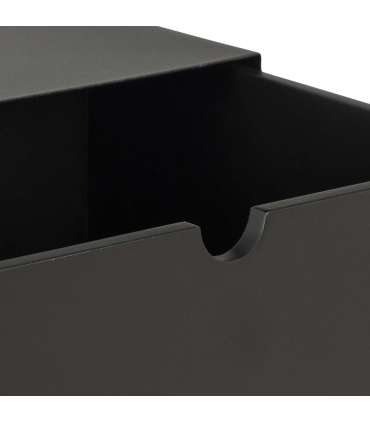 Öökapp JOLIET 30x25xH30cm, must