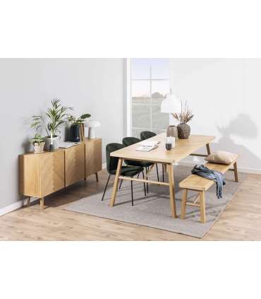 Söögilaud GALWAY 200x100xH75cm, naturaal