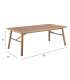 Söögilaud GALWAY 200x100xH75cm, naturaal