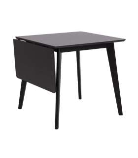 Söögilaud ROXBY 80/120x80xH76cm, must