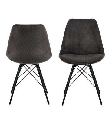 Tool ERIS tumehall, jalad: must, 48,5x54xH85,5cm