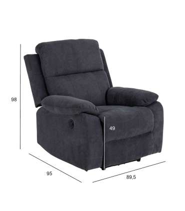 Tugitool elektriline recliner MORA, tumehall