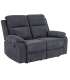 Diivan 2-ne, elektriline recliner MORA, tumehall