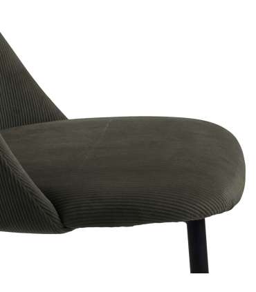 Tool INES roheline/must, 49,2x57,5xH84cm, metalljalad