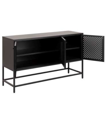 Kummut NEWCASTLE 125x40xH75cm, must