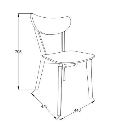 Tool ROXBY hall, 45x55xH79,5cm, MDF, puit