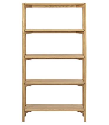 Riiul BRAIDWOOD 86x30xH160cm, naturaalne