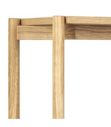 Riiul BRAIDWOOD 86x30xH160cm, naturaalne