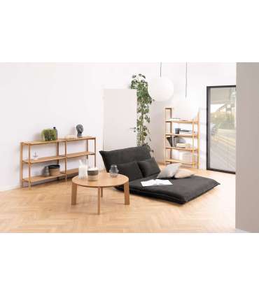 Riiul BRAIDWOOD 86x30xH160cm, naturaalne