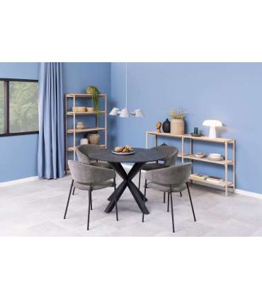 Riiul BRAIDWOOD 169x30xH88,4cm, valge