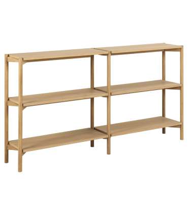 Riiul BRAIDWOOD 169x30xH88,4cm, naturaal