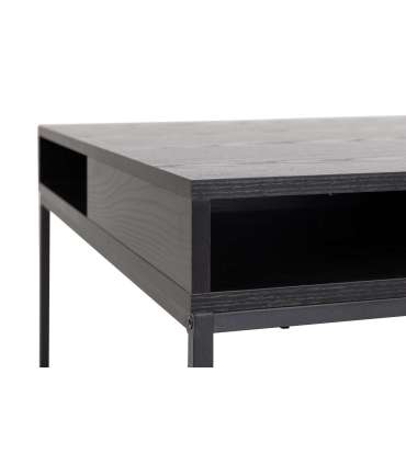 Diivanilaud WILLFORD 80x80xH40cm, must