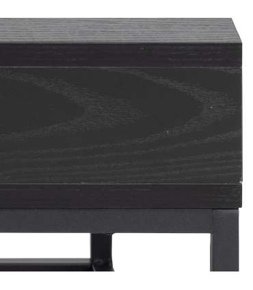 Diivanilaud WILLFORD 80x80xH40cm, must