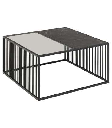 Diivanilaud STRINGTON 80x80xH40cm, must