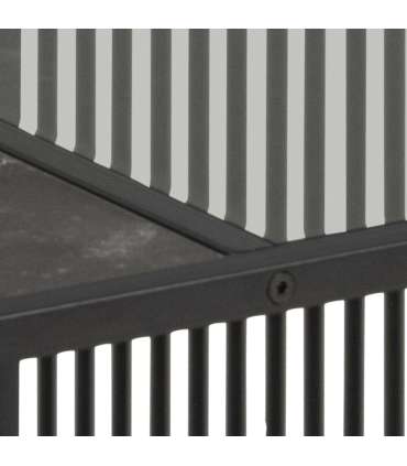 Diivanilaud STRINGTON 80x80xH40cm, must