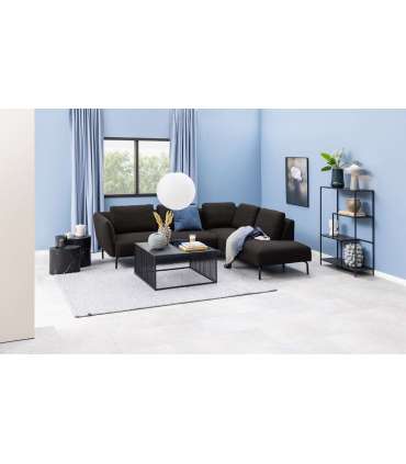 Diivanilaud STRINGTON 80x80xH40cm, must