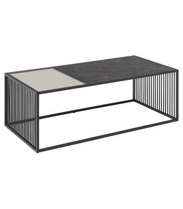 Diivanilaud STRINGTON 120x60xH40cm, must