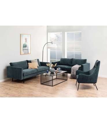 Diivanilaud STRINGTON 120x60xH40cm, must