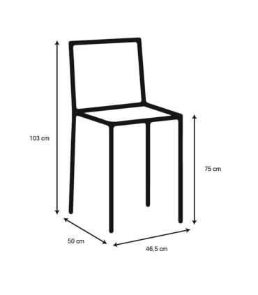 Стул барный OREGON бренди