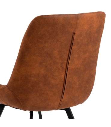 Tool WAYLOR pruun, 54x58,5xH88cm, kangas, jalad: metall