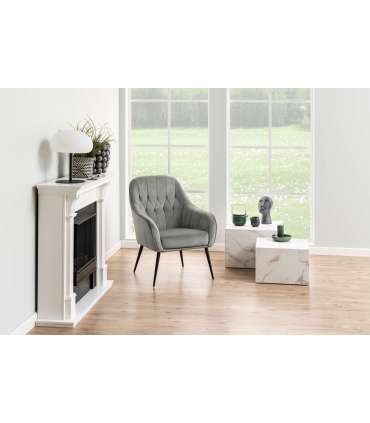 Diivanilauad 2tk DICE 58x58xH40cm, valge