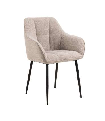 Tool BRENDA käetugedega,  beež