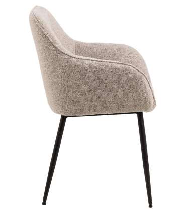 Tool BRENDA käetugedega,  beež