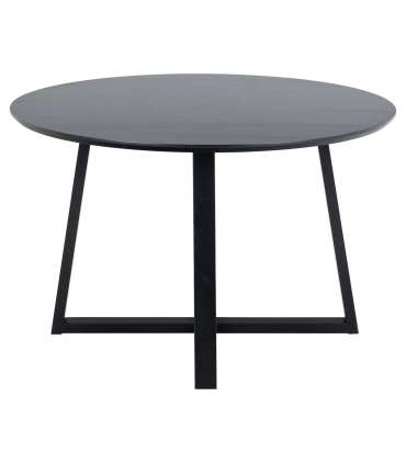 Söögilaud MALIKA D120xH75cm, must