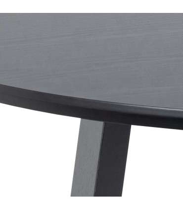 Söögilaud MALIKA D120xH75cm, must