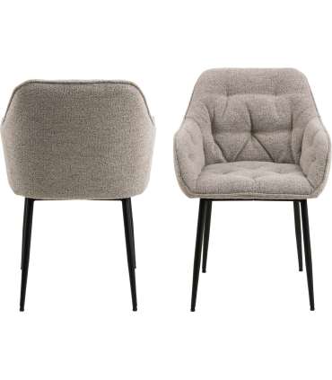 Tool BROOKE käetugedega, beež