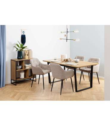 Tool BROOKE käetugedega, beež