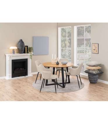 Tool ILSA käetugedega, beež