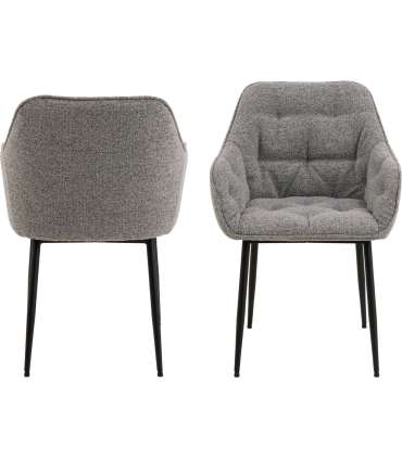 Tool BROOKE käetugedega, hall