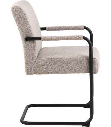 Tool ADELE käetugedega, beež, 50,5x64,5xH84,5cm