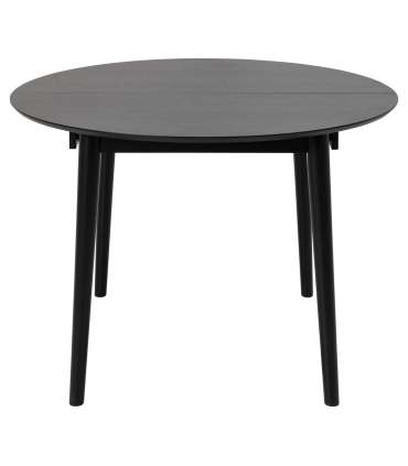 Söögilaud MONTREUX D115/154xH75cm, must