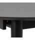 Söögilaud MONTREUX D115/154xH75cm, must
