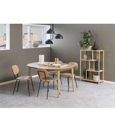 Söögilaud MONTREUX D115/154xH75cm, natur
