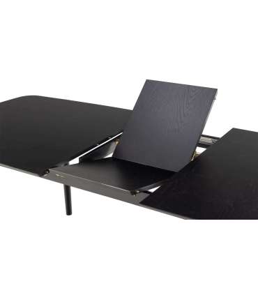 Söögilaud MONTREUX 180/219x90xH75cm, must