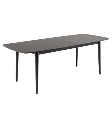 Söögilaud MONTREUX 180/219x90xH75cm, must