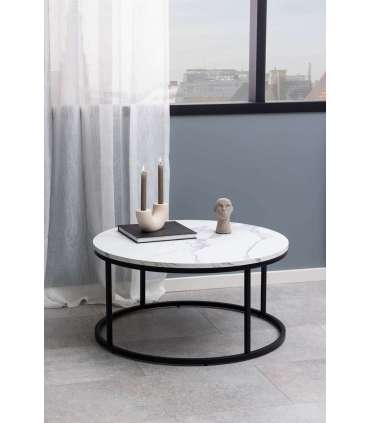 Diivanilaud SPIRO D80xH40cm, valge