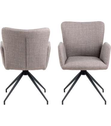 Tool LAURA käetugedega, pruun