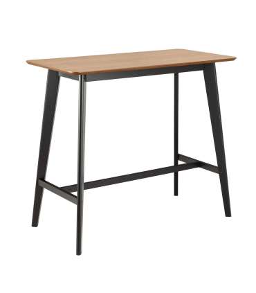 Baarilaud ROXBY 120x60xH105cm, naturaalne/must