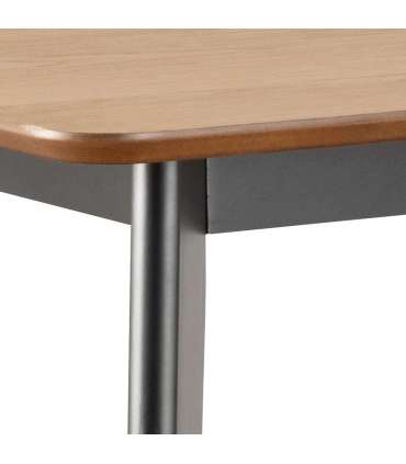 Baarilaud ROXBY 120x60xH105cm, naturaalne/must