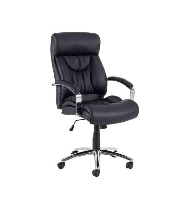 Töötool BENSON must, 64,5x83xH120cm, kunstnahk