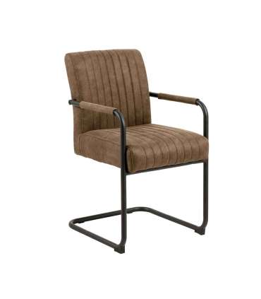 Tool ADELE käetugedega, pruun, 50,5x64,5xH84,5cm