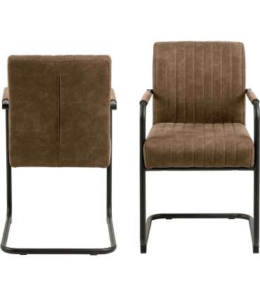 Tool ADELE käetugedega, pruun