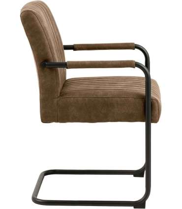 Tool ADELE käetugedega, pruun