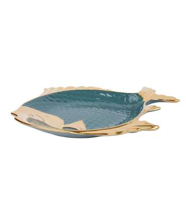 Vaagen GOLDFISH 38x34cm, roheline keraamika