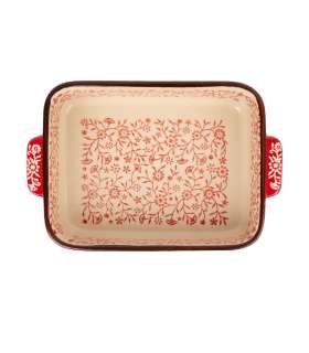 Ahjuvorm STAR BAKE 21x14cm, punane keraamika