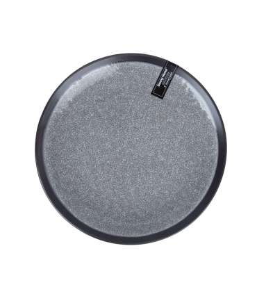 Taldrik RITA D20cm, must/hall